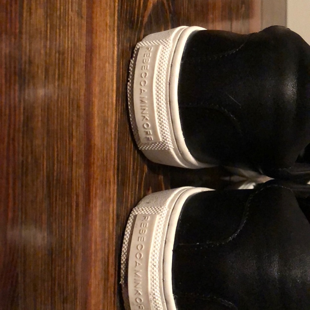 Rebecca Minkoff Leather Sneakers 9.5 - Picture 3 of 5